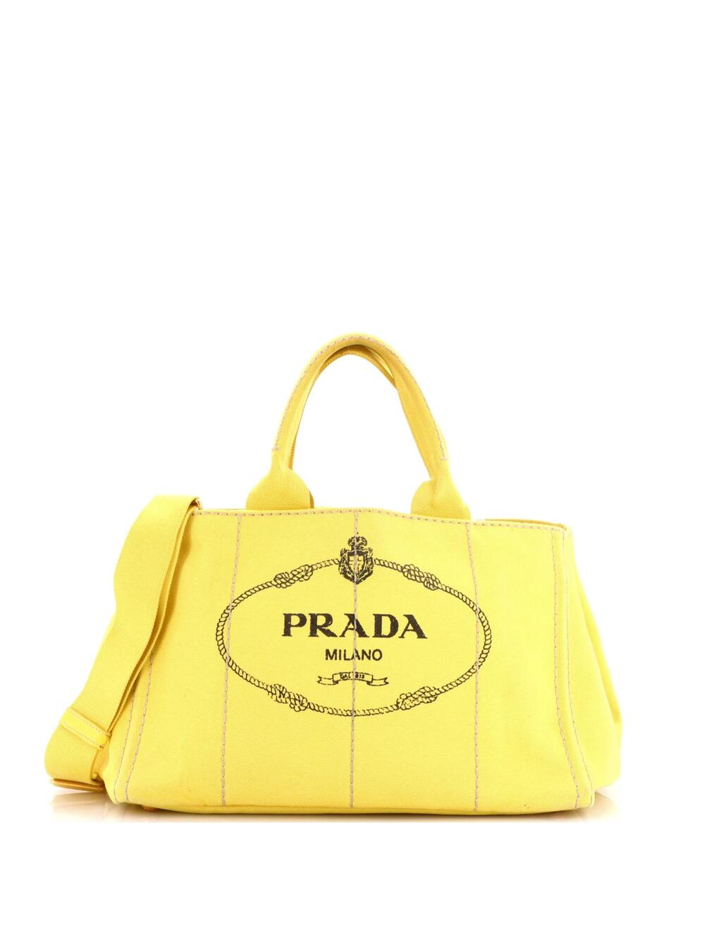 Prada Canapa Convertible Tote Canvas #349141P71B